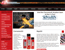 Tablet Screenshot of corrosionx.com